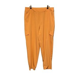 Soft Surroundings Go Lively Cargo pull on orange joggers size large. Like new